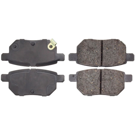 Centric Posi Quiet Ceramic Brake Pads with Shims and Hardware , Posi Quiet 105.13541 105.13541